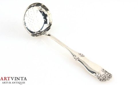 Christian F. Heise Siebkelle Sieb Silber 826 Jugendstil Dänemark