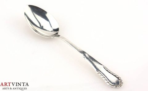 Carl M. Cohr / Christian F. Heise Teelöffel Silber 826 Dänemark Teaspoon