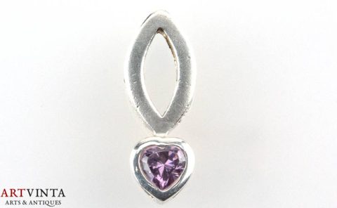 E.M. Herzanhänger pendant silver 925