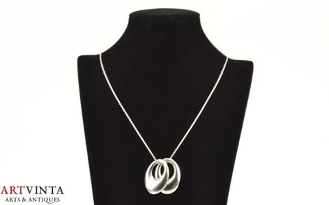 Pandora Kette Zwei Anhängern Silber 925 Ankerkette