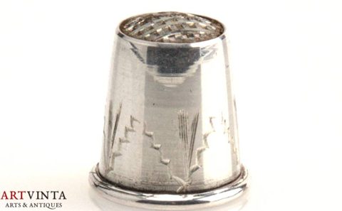 B r L Fingerhut Silber 830 Schweden Falköping um 1962