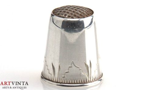 B r L Fingerhut Silber 830 Schweden Falköping um 1948