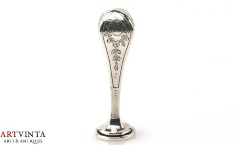 Petschaft Silber 830 Siegelstempel Graviert Stempel Stamp Seal