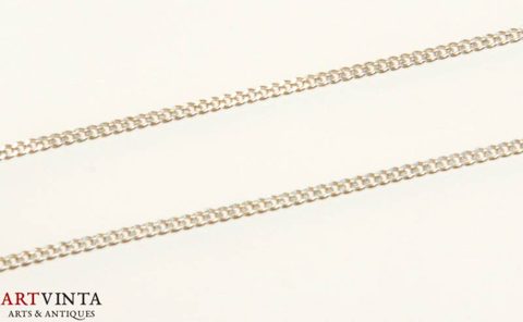 Panzerkette Kette Silber 925 Italien Curb