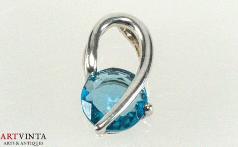 SchmuckAnhänger pendant silver 925 Blue Stone