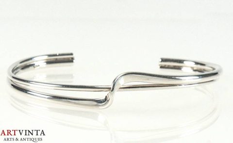 Elegantes Armrreif Armband Silber 925