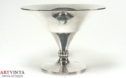 Schale Silber 835 Schweden um 1937 180 g Art déco
