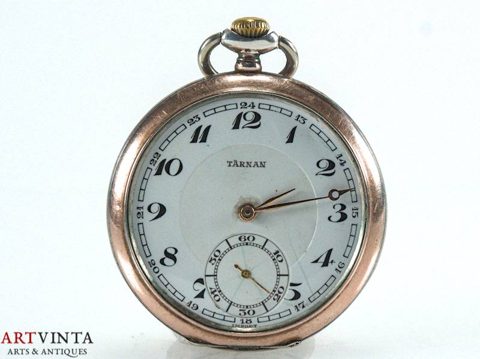 Tärnan Taschenuhr Silber 800 Defekt