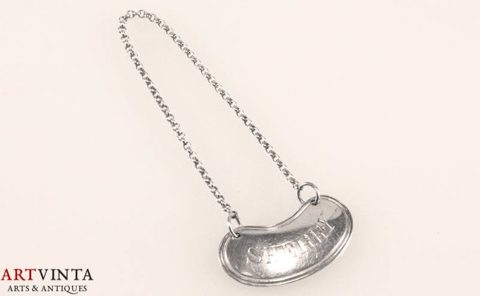 Bottle tag silver