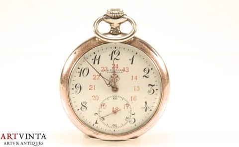 Gedeon Thommen Taschenuhr Silber 800 Schweiz