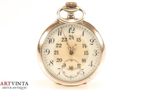 Pocket watch silver