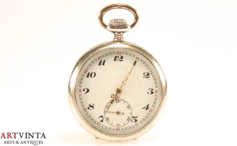 Revue Taschenuhr Silber 800 Defekt