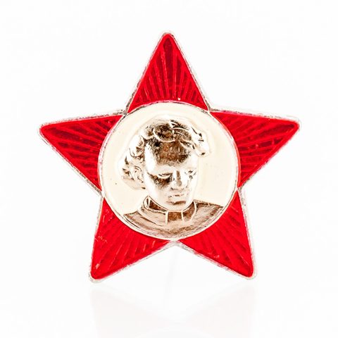 Oktober Stern Anstecker Pin Abzeichen UdSSR Sowjetunion Lenin Pionier